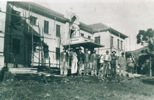 CONSTRUÇÃO ANTIGO HOSPITAL SÃO JOSÉ EM 1950